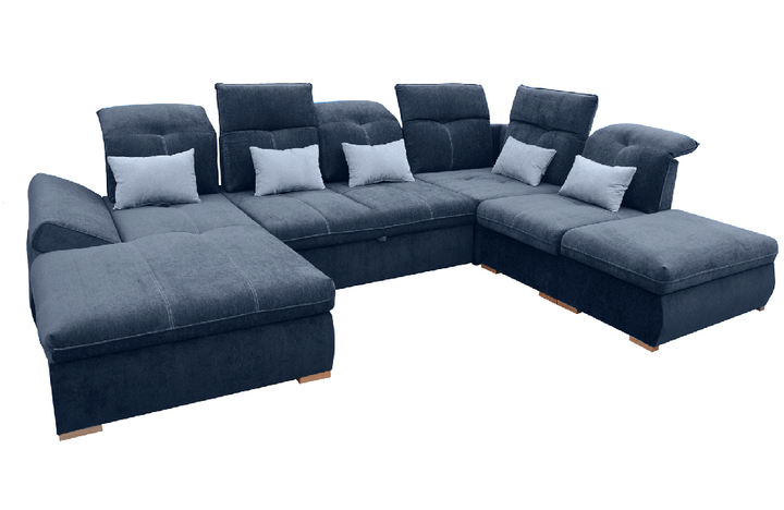 Opera Sectional Left Sofa with bed and storage