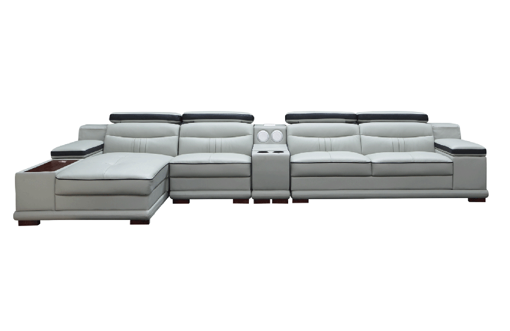 908 Sectional Sofa Light Grey