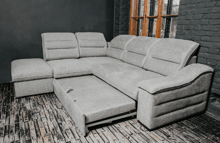 Oliver Sectional Sofa-Bed Gray