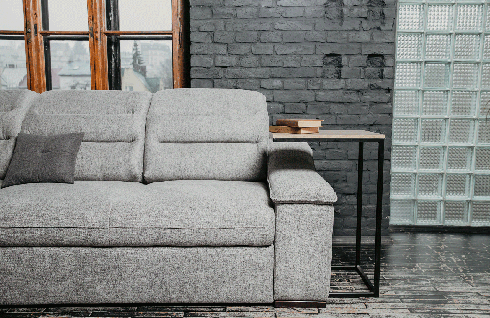 Oliver Sectional Sofa-Bed Gray
