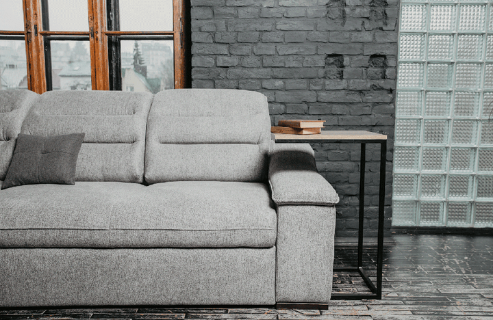 Oliver Sectional Sofa-Bed Gray