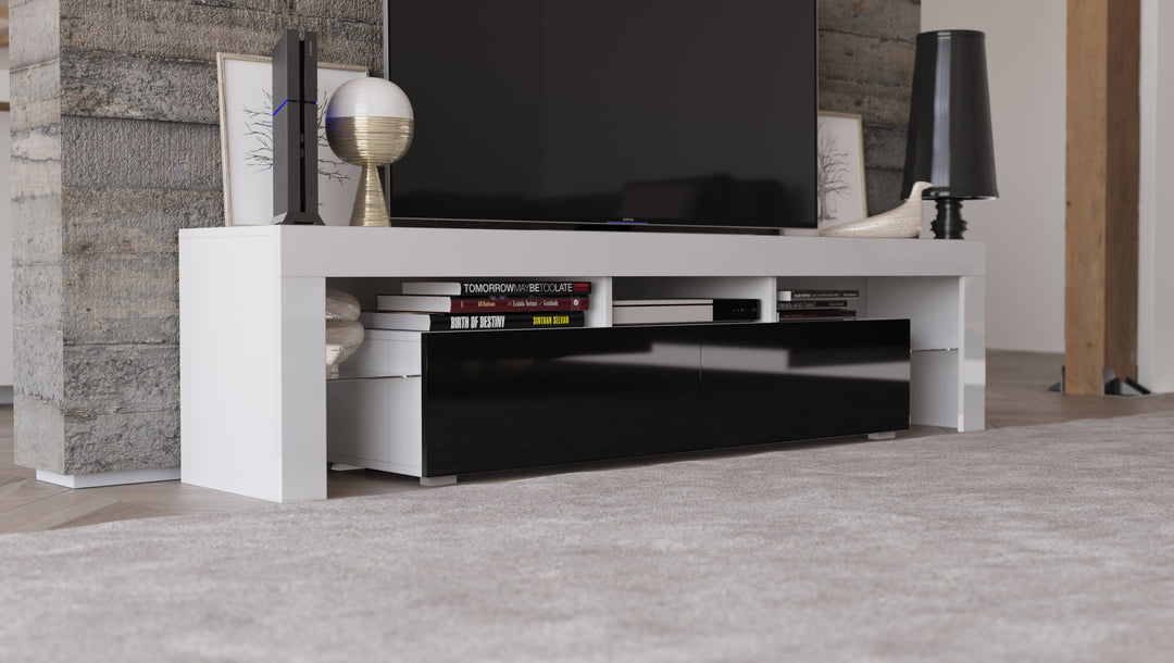 TV Stand Freestanding/ Floating 74 inch REVA II with LED