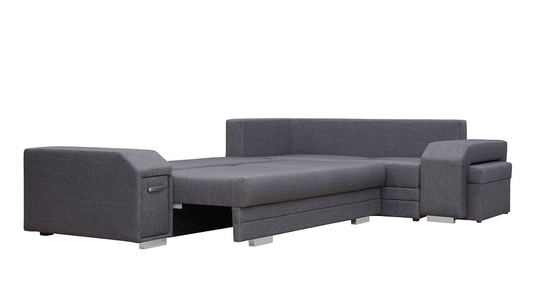 Sectional FULL XL Sleeper Sofa MAGNUS S with storage, SALE