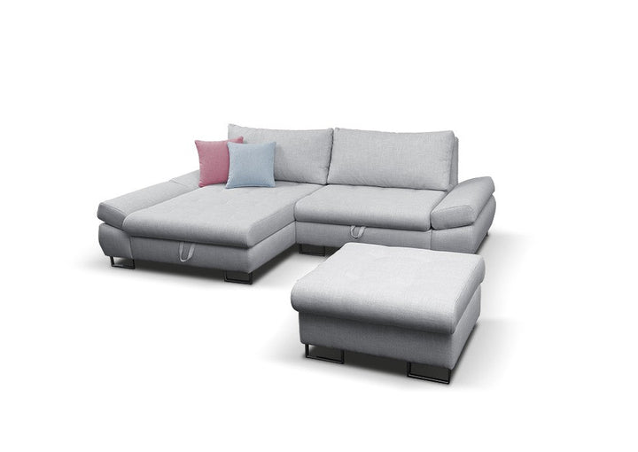 GREY Sectional Sleeper Sofa