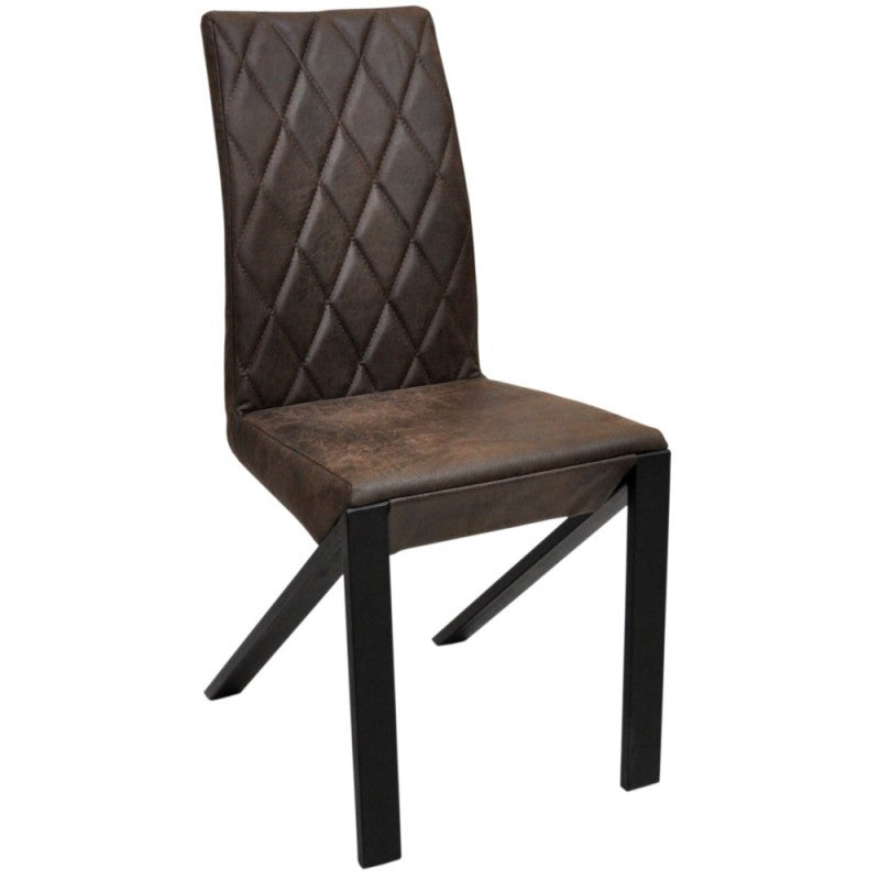 IRVIN Leather Chair, set of 2