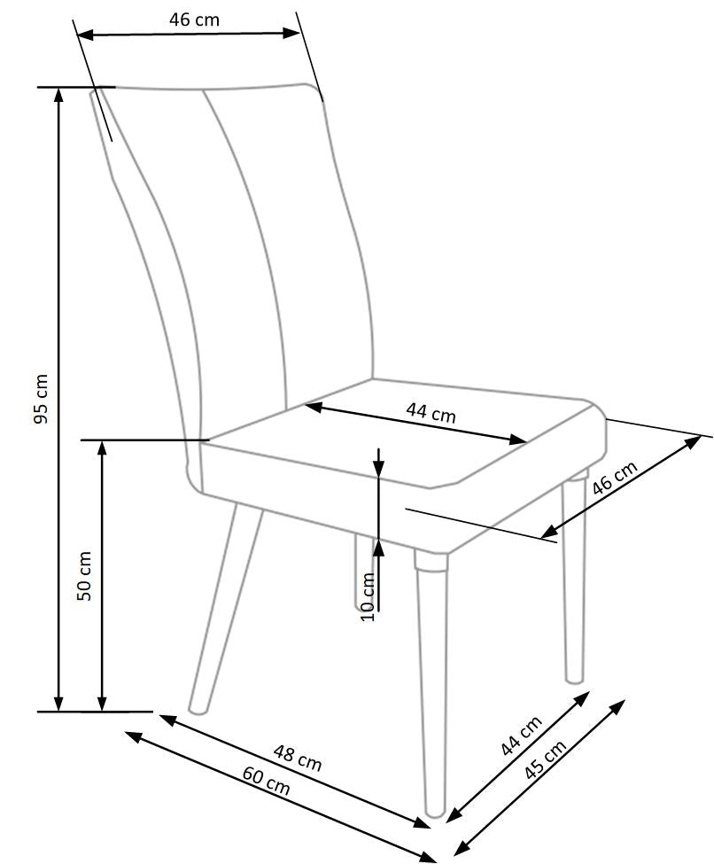 Dining Set GOR 7 pcs. modern Glass top Dining Table with 6 chairs