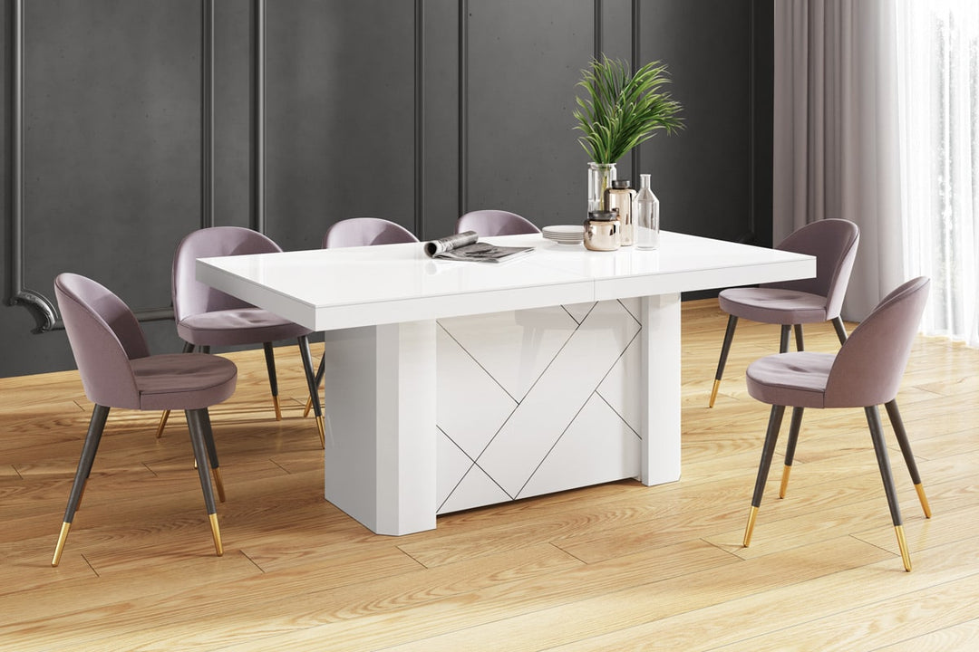 Dining table with 6 extensions LOSOK Max for up to 20 people online sale