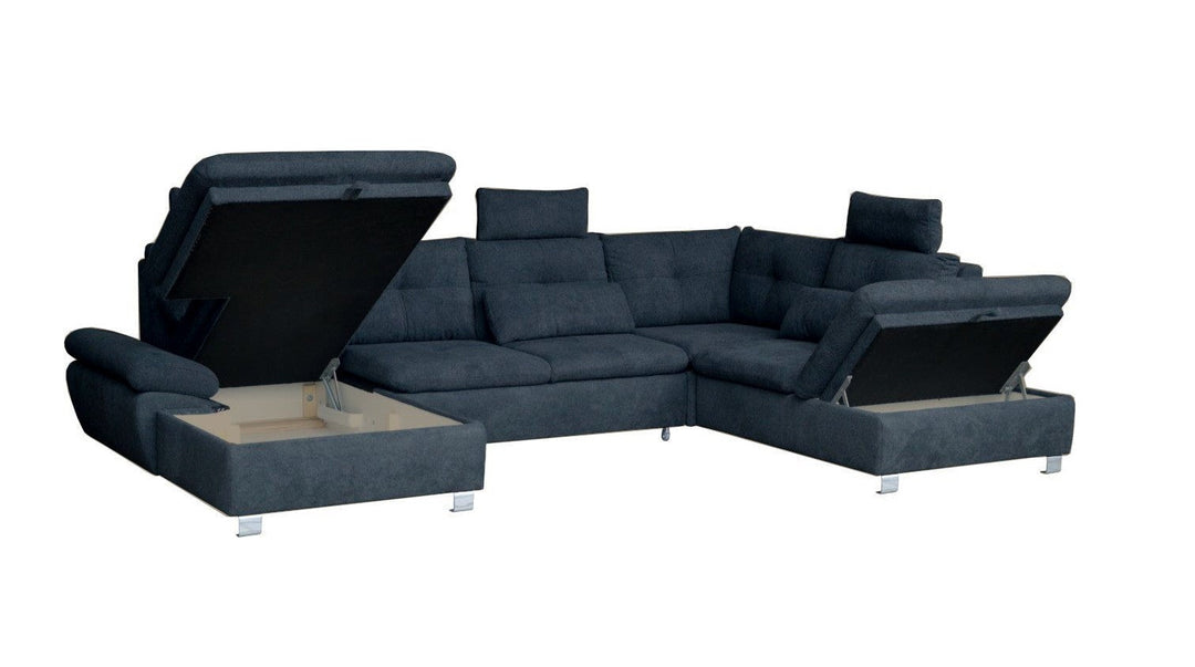 Sectional Sleeper Sofa MADEIRA U-Shape with storage