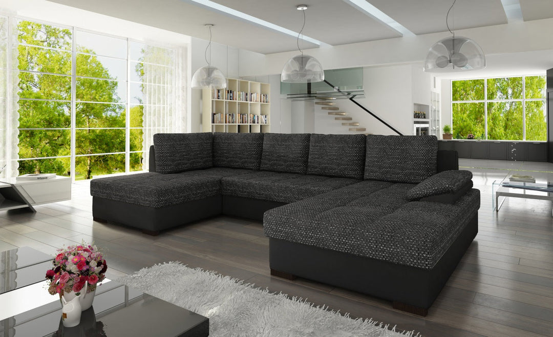 Sectional NELLY MAXI Full size Sleeper with storage