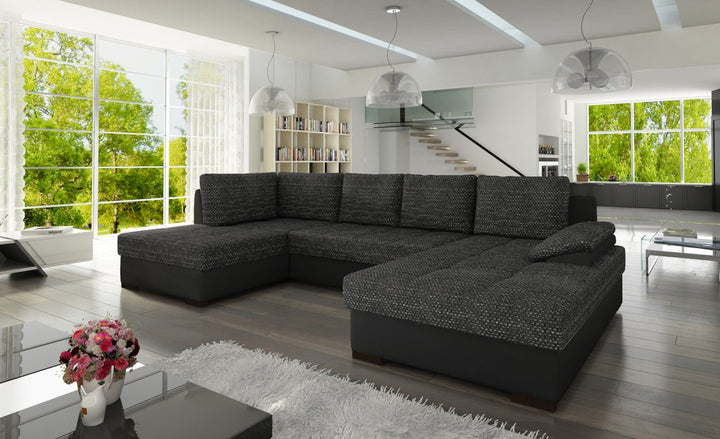 Sectional NELLY MAXI Full size Sleeper with storage