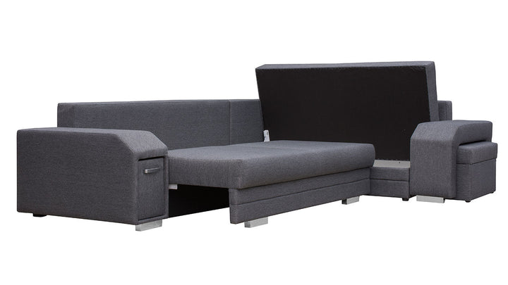 Sectional FULL XL Sleeper Sofa MAGNUS S with storage, SALE