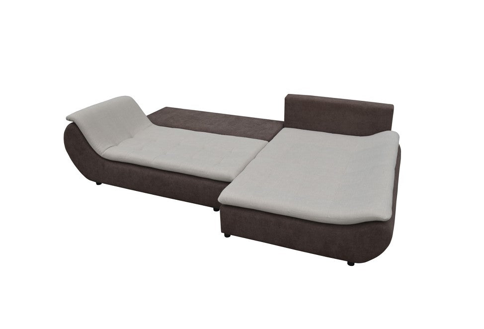 Sectional FULL size Sleeper Sofa PRATO with storage