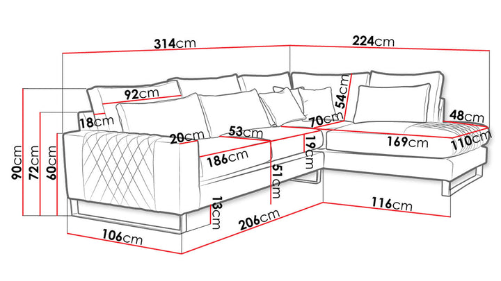 FLORA Sectional Sofa